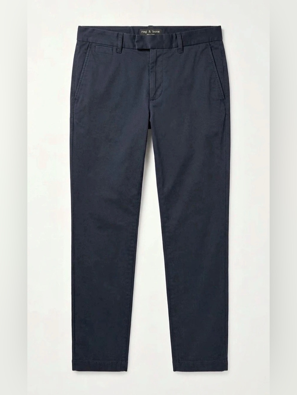 rag & bone Men's Tapered Slim Flat Front Chino Pants Black Size waist 29- staple